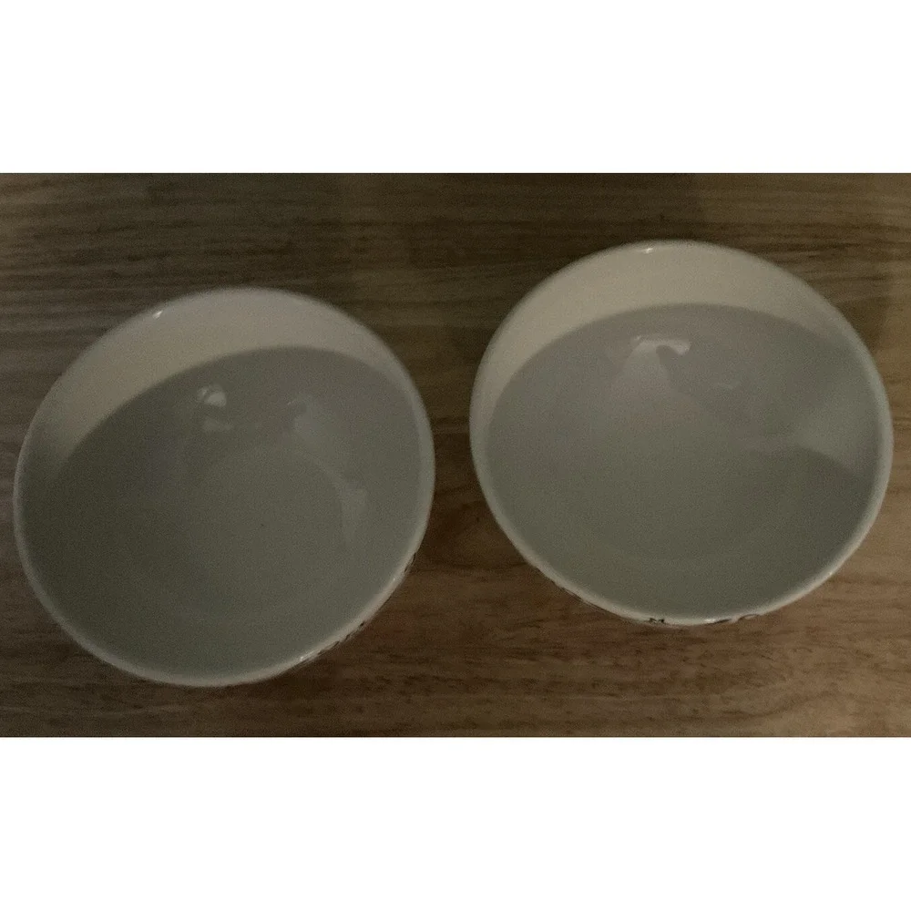 Set Of‎ 2 Rooster Bowl By Kitchen Creations 2008